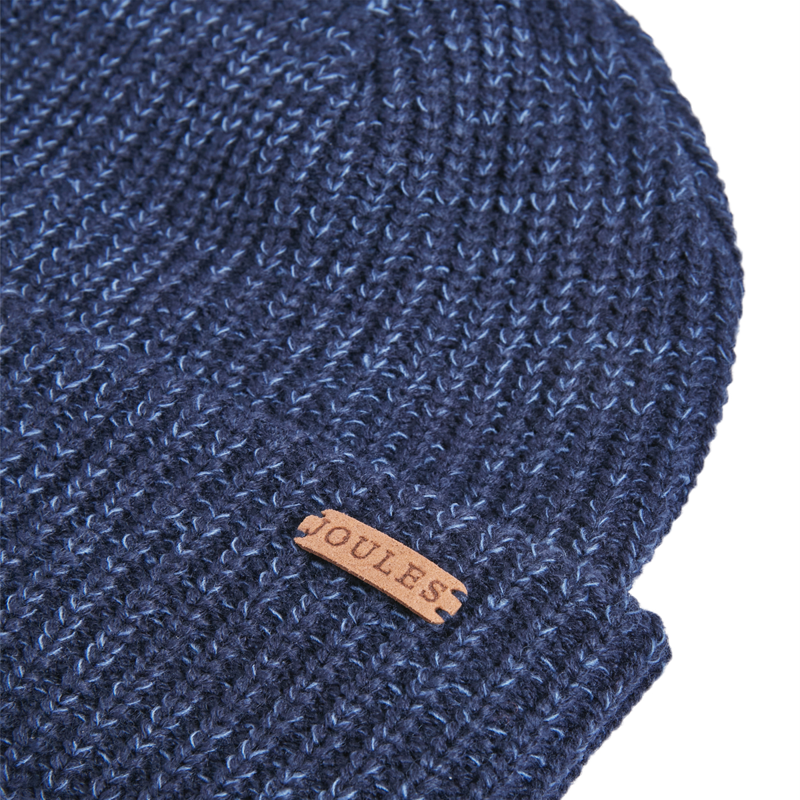 Joules Thornton Twisted Yarn Beanie - French Navy -1